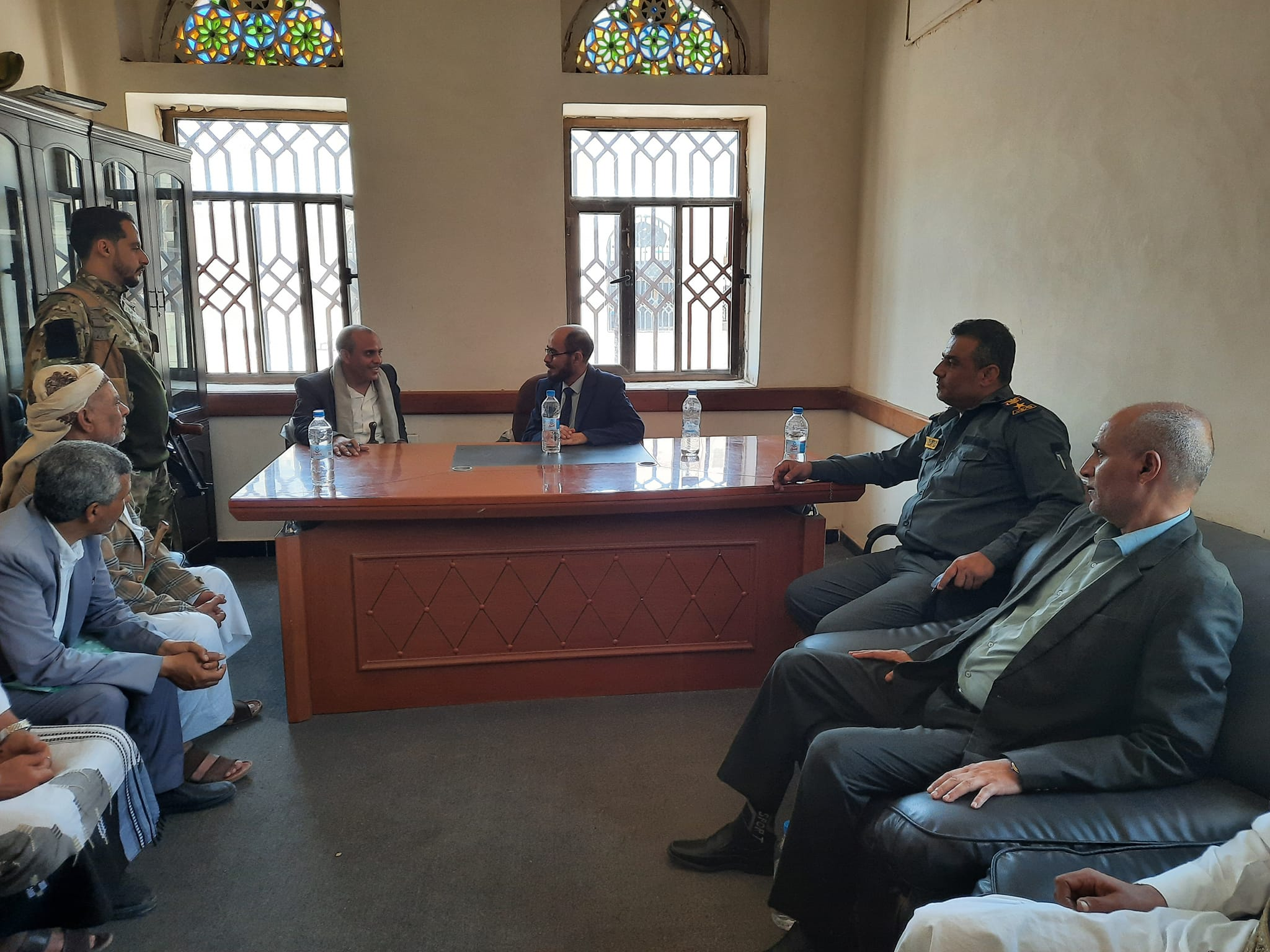 مدير عام مديرية المسراخ يستقبل رئيس محكمة الاستئناف في زيارة خاصه للمديرية