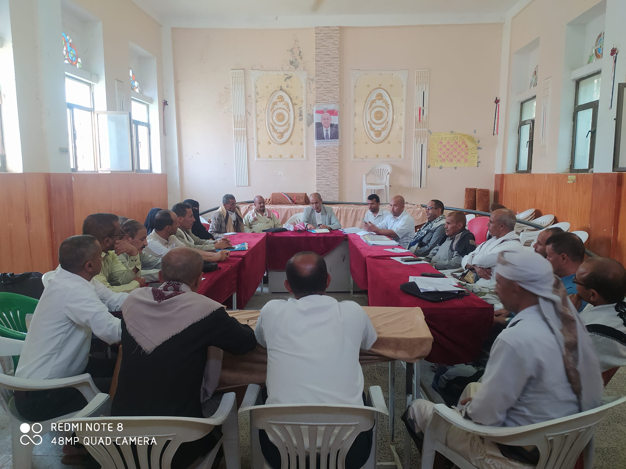 المكتب التنفيذي في مديرية المسراخ يعقد اجتماعه الدوري برئاسة مدير عام المديرية